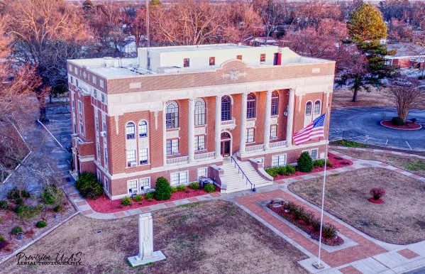Lonoke AR | Courthouse Render by Provision UAS
